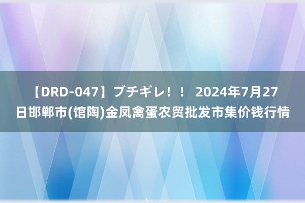 【DRD-047】ブチギレ!! 2024年7月27日邯郸市(馆陶)金凤禽蛋农贸批发市集价钱行情