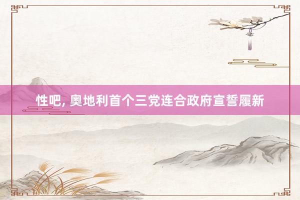 性吧, 奥地利首个三党连合政府宣誓履新